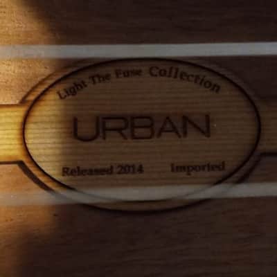 Keith Urban 'Light The Fuse' 2014 Teal Burst Acoustic Electric Excellent Condition. image 5