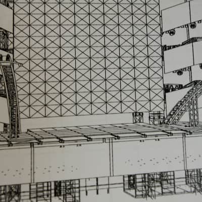 ROLLING STONES MANHATTAN   2005 STAGE PLANS. BIGGER BANG TOUR. ORIGINAL. COLLECTIBLE.  RARE. image 19