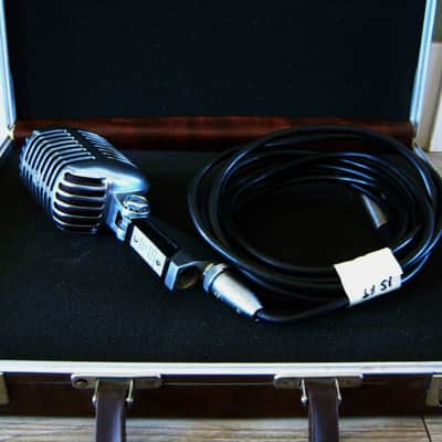 Vintage 1960's Shure 55S Unidyne dynamic cardioid microphone multi Z w accessories Elvis 55SW 556S 55 image 4