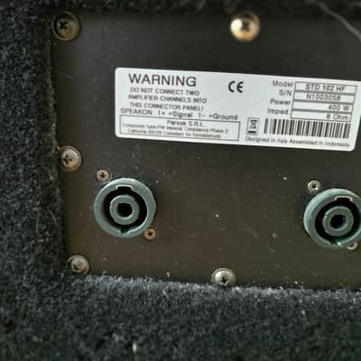 Markbass Standard 102HF 400-Watt 2x10" Bass Speaker Cabinet (8ohm) 2010 - Present - Black Bild 5