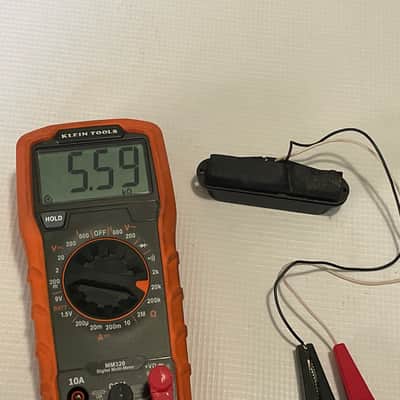 1990's Korean Ibanez S470 S Series AS1 Black Middle Single Coil Guitar Pickup 5.59k image 4