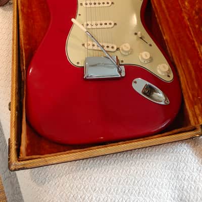 1959 Stratocaster Dakota Red Museum Quality Guitar All Original image 7