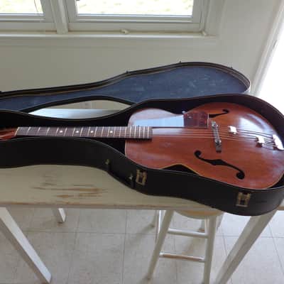 Kay Silvertone Mahogany Archtop Guitar w Case - Circa 1951 - All Hog image 15