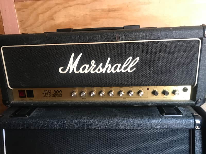 Marshall JCM 800 Lead Series Model 2210 100-Watt Master Volume Half Stack image 1