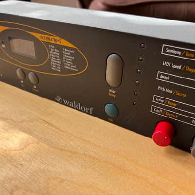 Waldorf Pulse Rackmount Synthesizer 1995 - Blue image 5