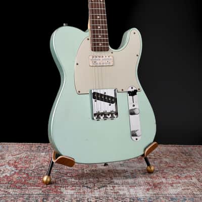 Mario Guitars T-Style 2024 - Aged Firemist Silver Relic w/ Budz / Mojotone pickups. NEW, (Authorized Dealer) image 3