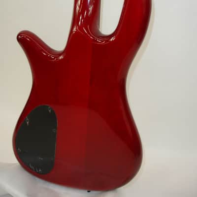 1998 Spector NS-2000/4 NS-2000 4-String Electric Bass Guitar, Cherry Sunburst image 13