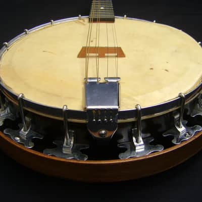 RARE Vintage 1920s Melody Major Banjolin (Banjo Mandolin) With Original Case  Natural image 11