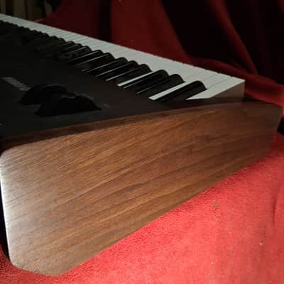 Yamaha S80 Synthesizer Replacement Wood End Panels - Solid Exotic African Sapele Wood