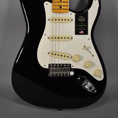 2025 Fender American Vintage II '57 Stratocaster | Black Finish W/OHSC image 3