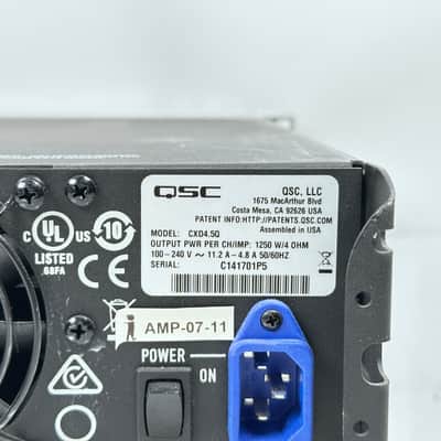 QSC CXD4.5 4-Channel Installation Power Amplifier with DSP image 7