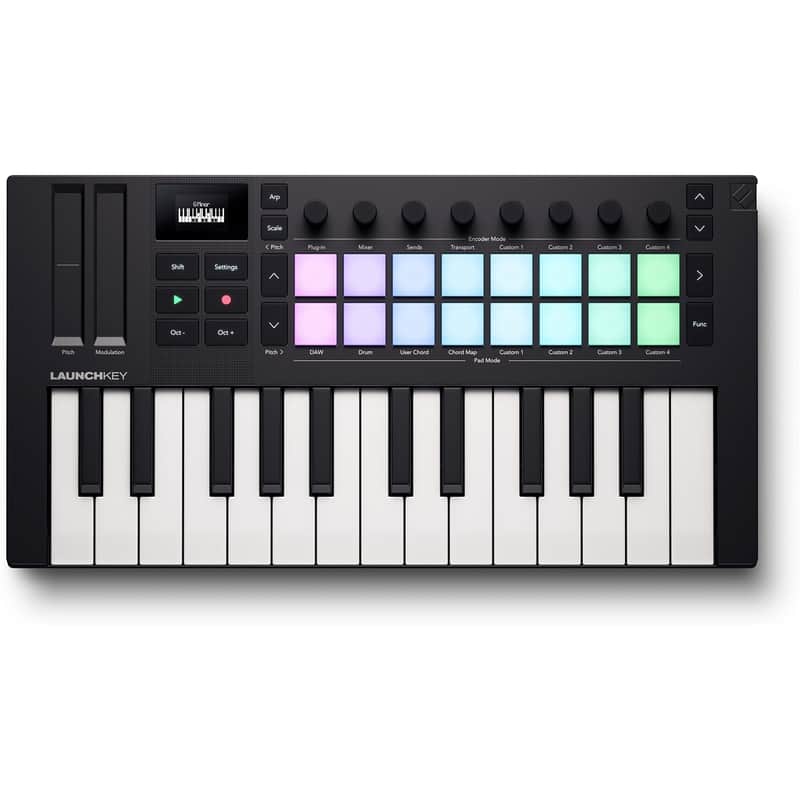 Novation Launchkey Mini 25 USB MIDI Keyboard Controller image 1