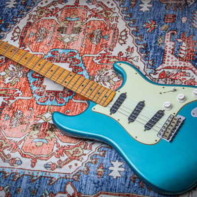 FENDER USA Custom Shop '62 Stratocaster *Dealer Exclusive Flamethrower Journeyman Relic "Ocean Turquoise" (2025) image 4