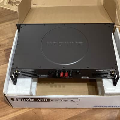 Samson Servo 300 2 Channel Stereo Power Amplifier 2014 Black Grey - #19510 image 7