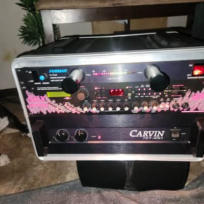 Vintage 90s Guitar Rack Rig | ART SGX 2000 Tube Preamp & Carvin FET 450 Power Amp in SKB 4U Case image 3