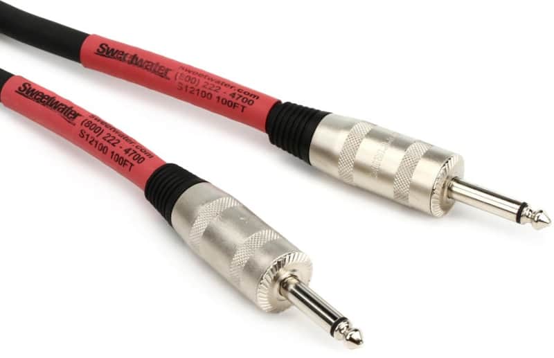 ProCo S12 Speaker Cable - 1/4 inch TS Jumbo to 1/4 inch Jumbo - 100 foot (S12100d1) image 1
