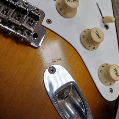 Investment Grade 1957 Fender Sunburst Stratocaster w/ Original Hard Shell Case image 8