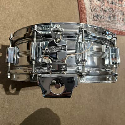 Rogers "Big R" Dyna-Sonic 5x14" Brass Snare Drum 1975 - 1984 - Chrome image 6