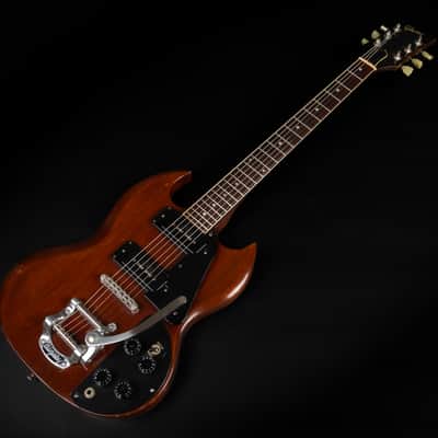 1971 Gibson SG Pro - Walnut | USA Vintage Norlin Era Kalamazoo P-90 Pickups Bigsby Tremolo 2.97kg | Case image 5