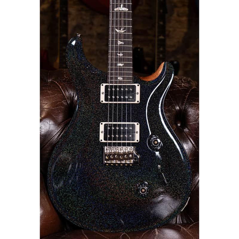 PRS Custom 24 Black Rainbow Holoflake image 1