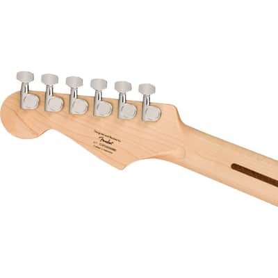 Fender Squier Sonic Stratocaster HT 6-String Right-Handed Electric Guitar with Poplar Body and Maple Fingerboard (Arctic White) image 6