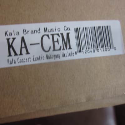 Kala KA-CEM Concert Ukulele Exotic Mahogany Amber Satin image 12