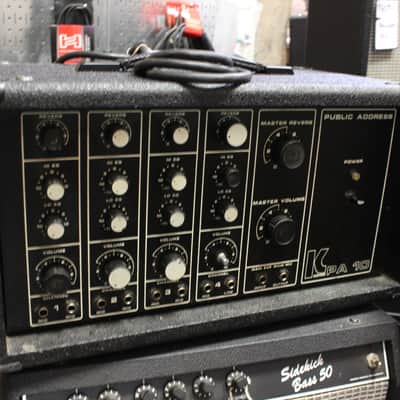 Kustom Vintage USA K PA-10 4ch Mixer Amp Head, Public Address image 1
