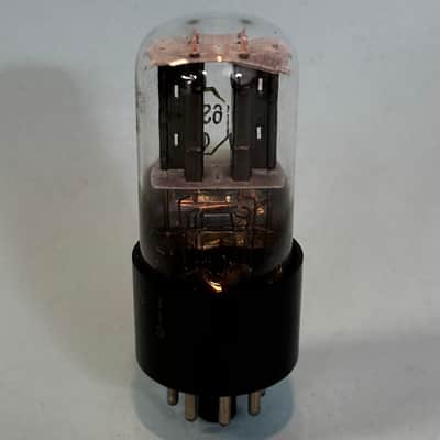 1951 Sylvania 6SN7GT Vintage Black Plate Chrome Base Tube! T550 image 3