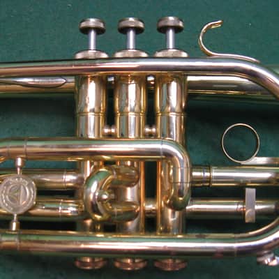 Holton C602RC Cornet 1980's Yamaha Built Monster Bell 5 1/4" - Reconditioned - Case & Yamaha 11C4-7C Mouthpiece image 6