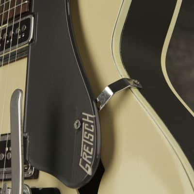 1958 Gretsch model 6187 Streamliner/Corvette added Dynasonic pickup LOTUS IVORY image 8