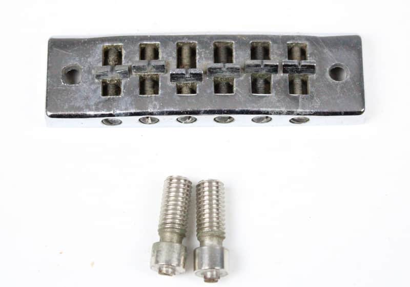 1973 Vintage Gibson SG Standard/Les Paul/ES325/L6S/Marauder Schaller Harmonica Bridge Chrome W.Germany 1970s Early Norlin Era image 1