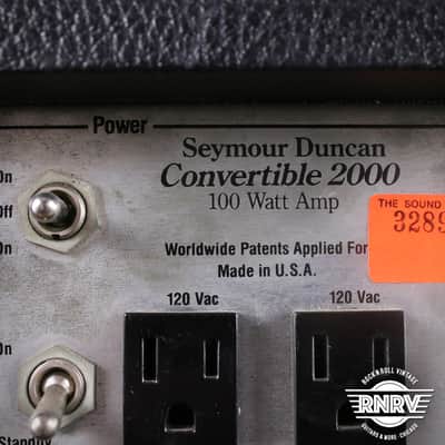 Seymour Duncan Convertible 2000 2-Channel 100-Watt 1x12" Guitar Combo 1980s - Black image 9