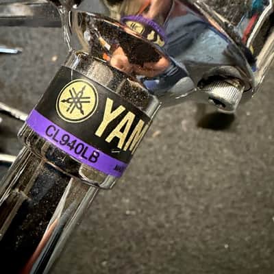 Yamaha CL940LBW Tom Arm Ball Mount & Clamp with Long Rod, Long Pipe 2010s - Chrome image 3