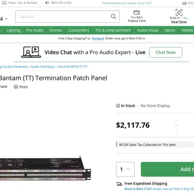 Neutrik NPPA-TT-IDC TT 96 point Patchbay (Bantam) image 13