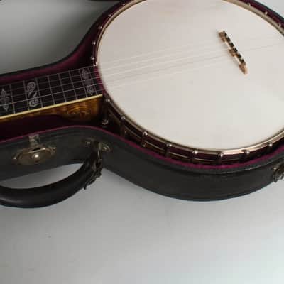 Fairbanks  Whyte Laydie # 7 5 String Banjo (1906), ser. #23847, period black hard shell case. image 12