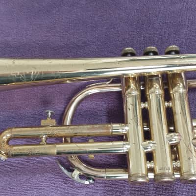 Holton C602RC cornet - laquered brass with rose brass leadpipe image 3