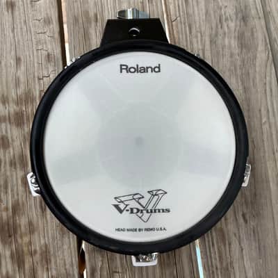 Roland PD-80 V-Pad 8" Single Zone Mesh Drum Pad 2010s - White electric drum set parts head pad image 2