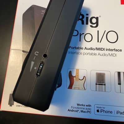 IK Multimedia iRig Pro I/O Mobile Audio Interface 2017 - Present - Black image 2