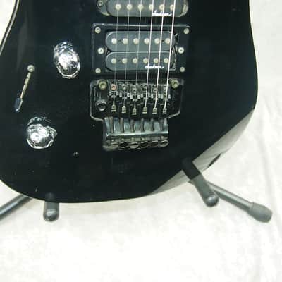 Jackson Dinky FR Floyd Rose left handed lefty electric guitar in black image 7