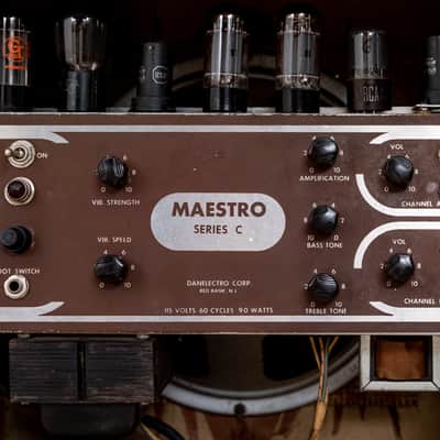 1951 Danelectro Maestro Series C Vintage 1x12 Tube Guitar Amp w/ Rola Field Coil, 6V6 image 8