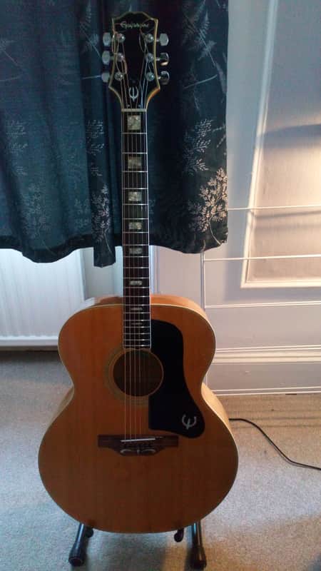 Epiphone FT-570BL Sheraton Acoustic 1973/1974 Blonde/Natural image 1