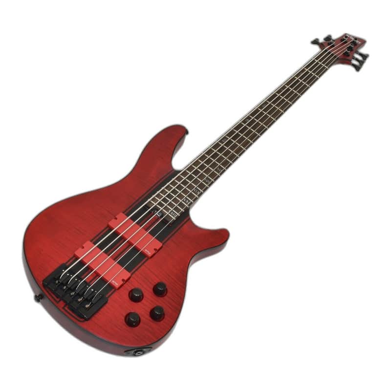 Schecter C-5 GT Bass Satin Trans Red B-Stock 0674 image 1