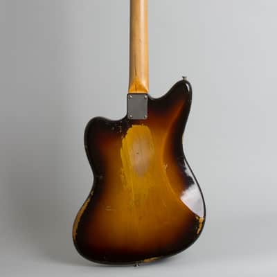 Fender  Jazzmaster Solid Body Electric Guitar (1960), ser. #47491, original brown tolex hard shell case. image 2