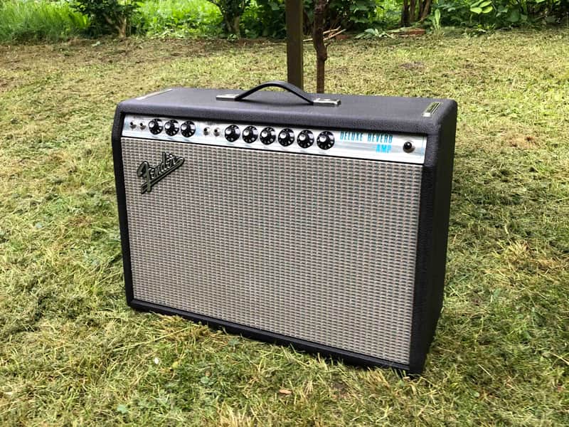 Fender Deluxe Reverb AB763 original 1969 - black/silverface image 1