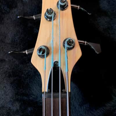 1992 Left Handed Ibanez SR800 Bass Guitar & Hardshell Case image 3