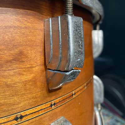 Leedy 6.5x14" Leedy USA Custom Shop / Craviotto Solid Cherry Shell “Relic Series” Snare Drum 2008 #2 of 3!! image 13