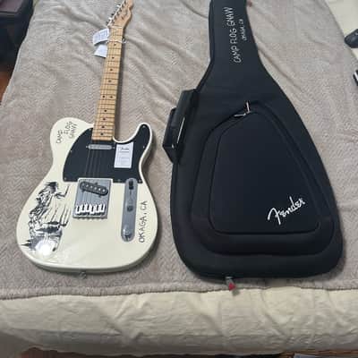 Fender Tyler, The Creator Signature Camp Flog Gnaw Standard Telecaster 2025 - Olympic White image 3