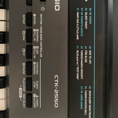 CASIO  CASIO KEY BOARD CTK-2550 2020 Black image 4
