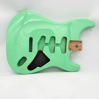 HooDoo Stratocaster Body Alder Surf Green hsb6560 image 9