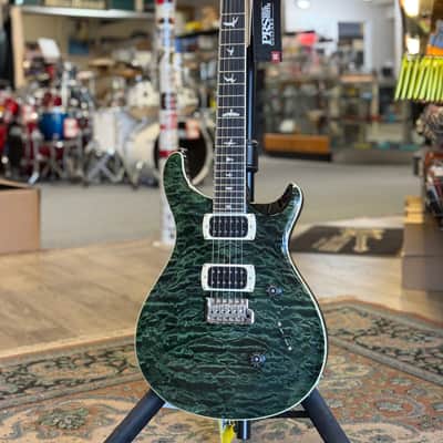 PRS SE Custom 24 Quilt, Teal Black #400 W/ Free Shipping & Gig Bag image 2